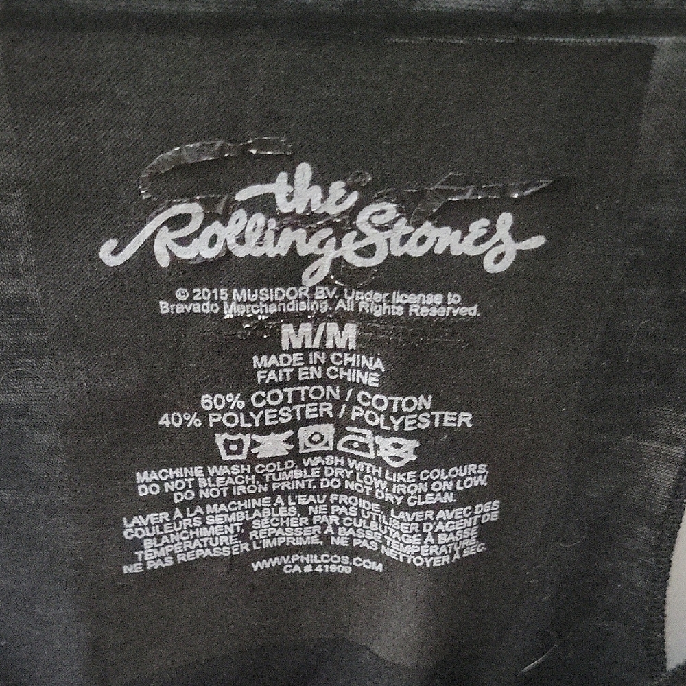 The Rolling Stones Black Graphic Tank Top - Picture 2 of 5